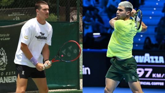 João Fonseca e Carlos Alcaraz se enfrentam nesta segunda-feira (8), em Miami