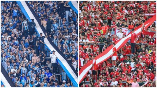 Torcidas de Grêmio e Internacional estão no top 10 do ranking da AtlasIntel