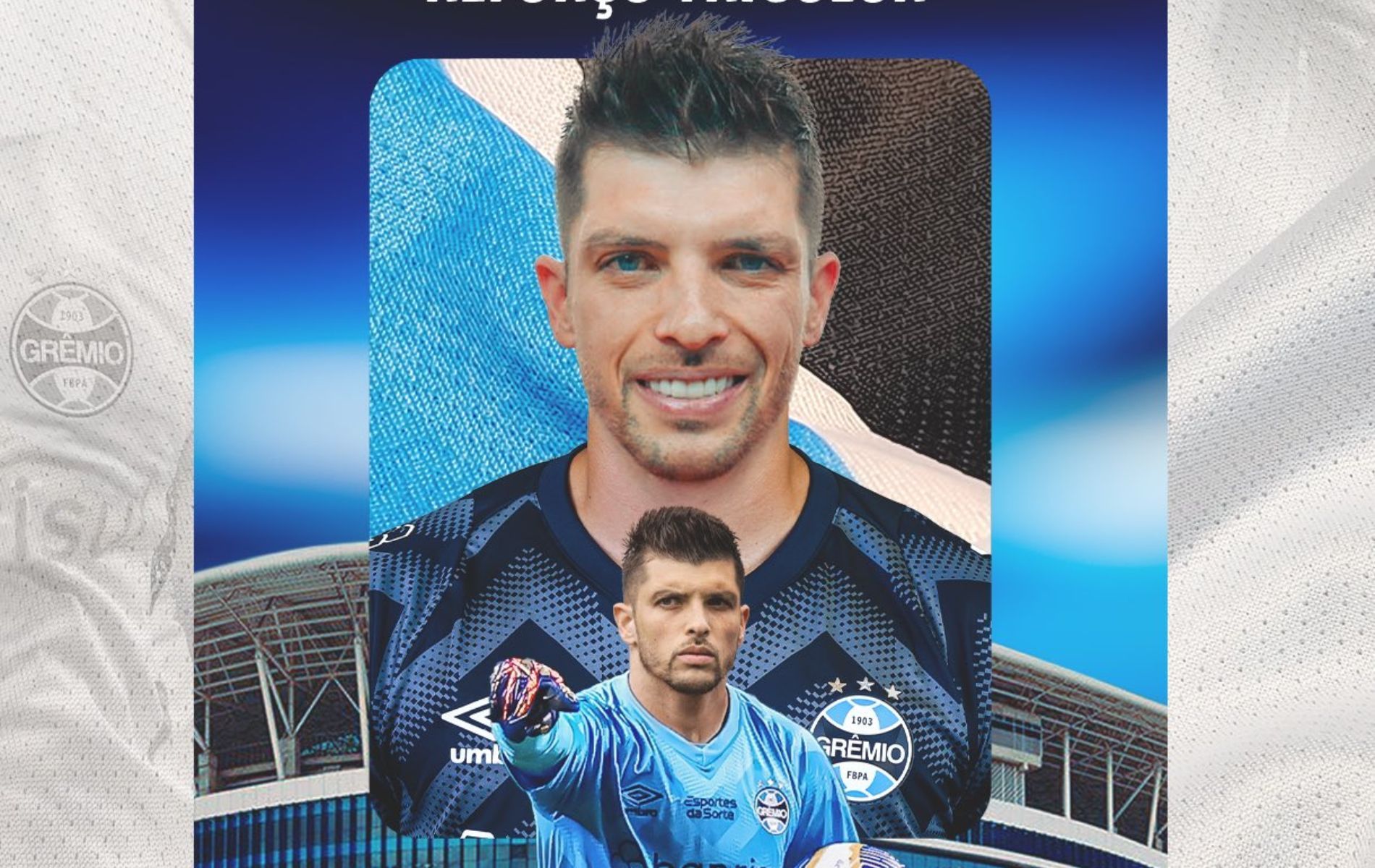 Grêmio anuncia contratação de ex-goleiro do São Paulo