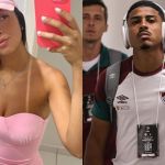 Mulher de jogador do Fluminense termina a relação após festa em concentração