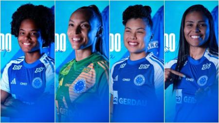Camila Ambrosio, Taty Amaro, Clara e Miriã não renovaram contrato com o Cruzeiro
