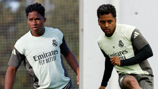 Endrick e Rodrygo, do Real Madrid