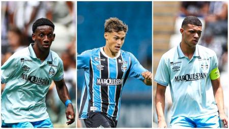 Jovens do Grêmio se destacam na base e devem ganhar chances no profissional em 2026