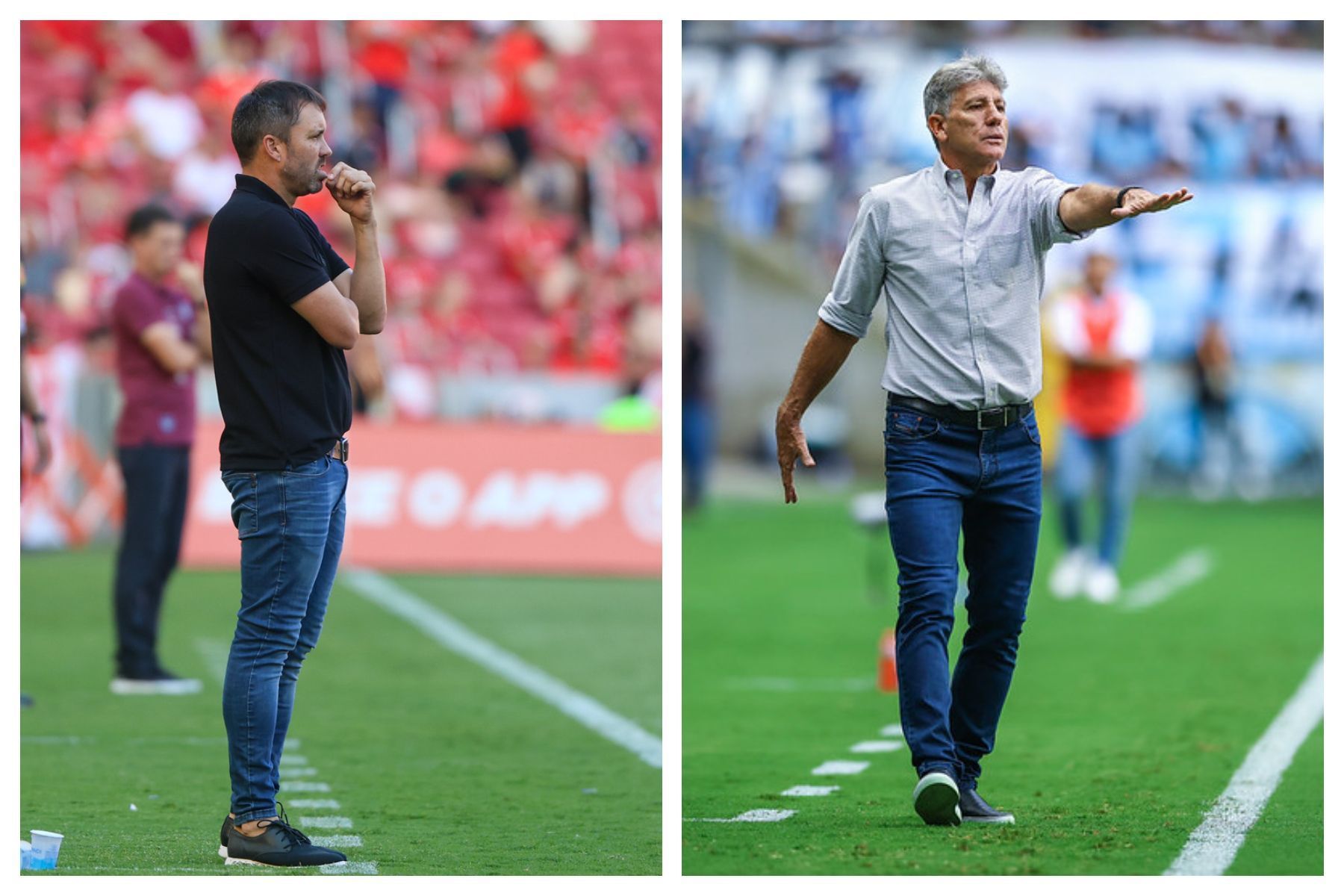 Inter x Grêmio: veja escalações para o clássico no Beira-Rio