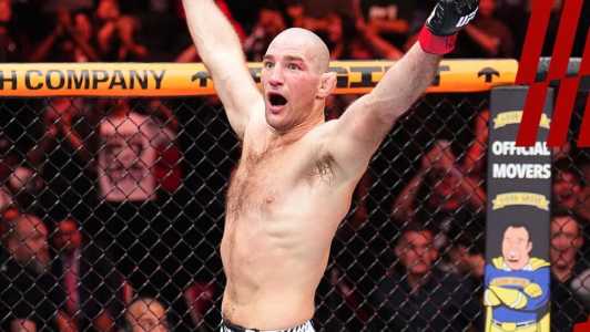 Sean Strickland celebra vitória Anthony Hernández