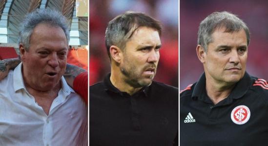 Abel Braga, Eduardo Coudet e Diego Aguirre foram alguns dos técnicos do Inter contratados por Barcellos
