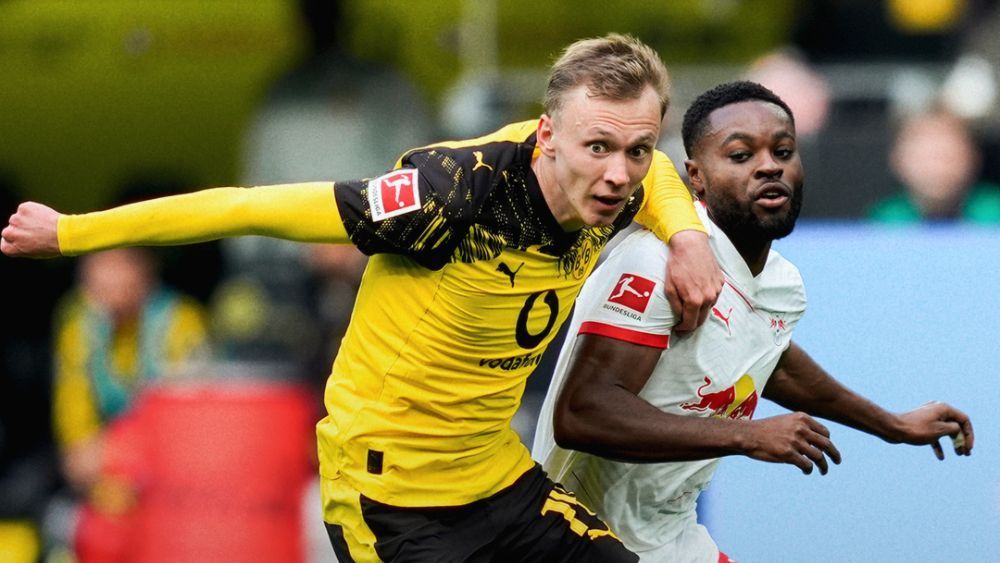 Brasileiro marca em empate do Dortmund com RB Leipzig pela Bundesliga