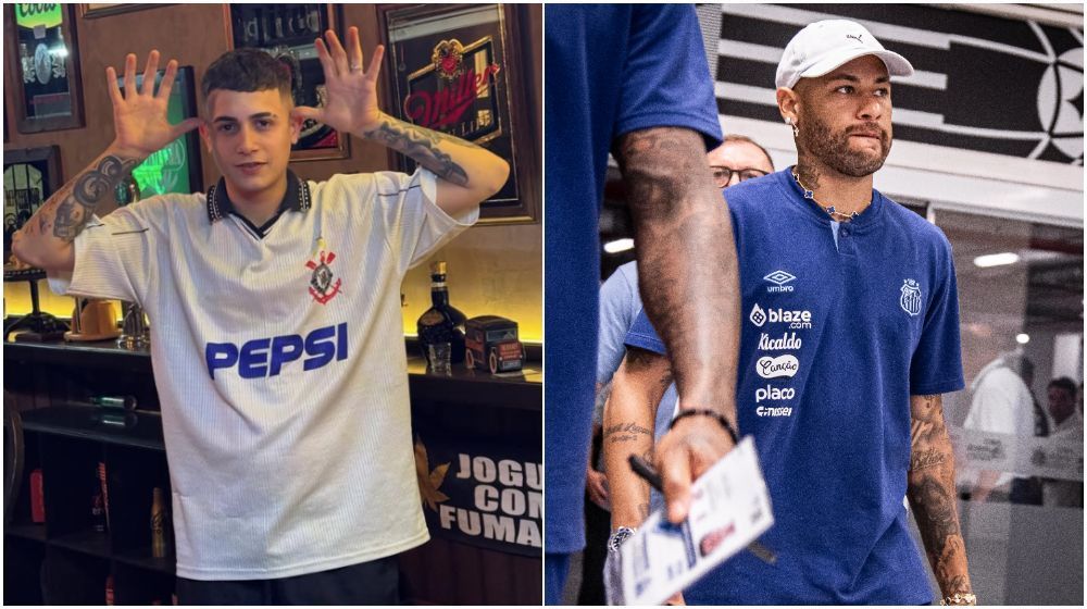MC Hariel provoca Neymar após classificação do Corinthians, e craque reage