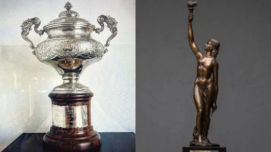 Troféus dos Torneios Norte-Nordeste de 1969 (Ceará) e 1968 (Sport)