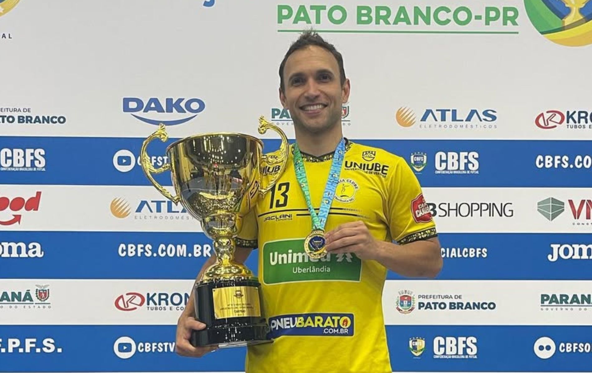 Cruzeiro Futsal encaminha contratação de Pixote, ex-Minas e Seleção Brasileira