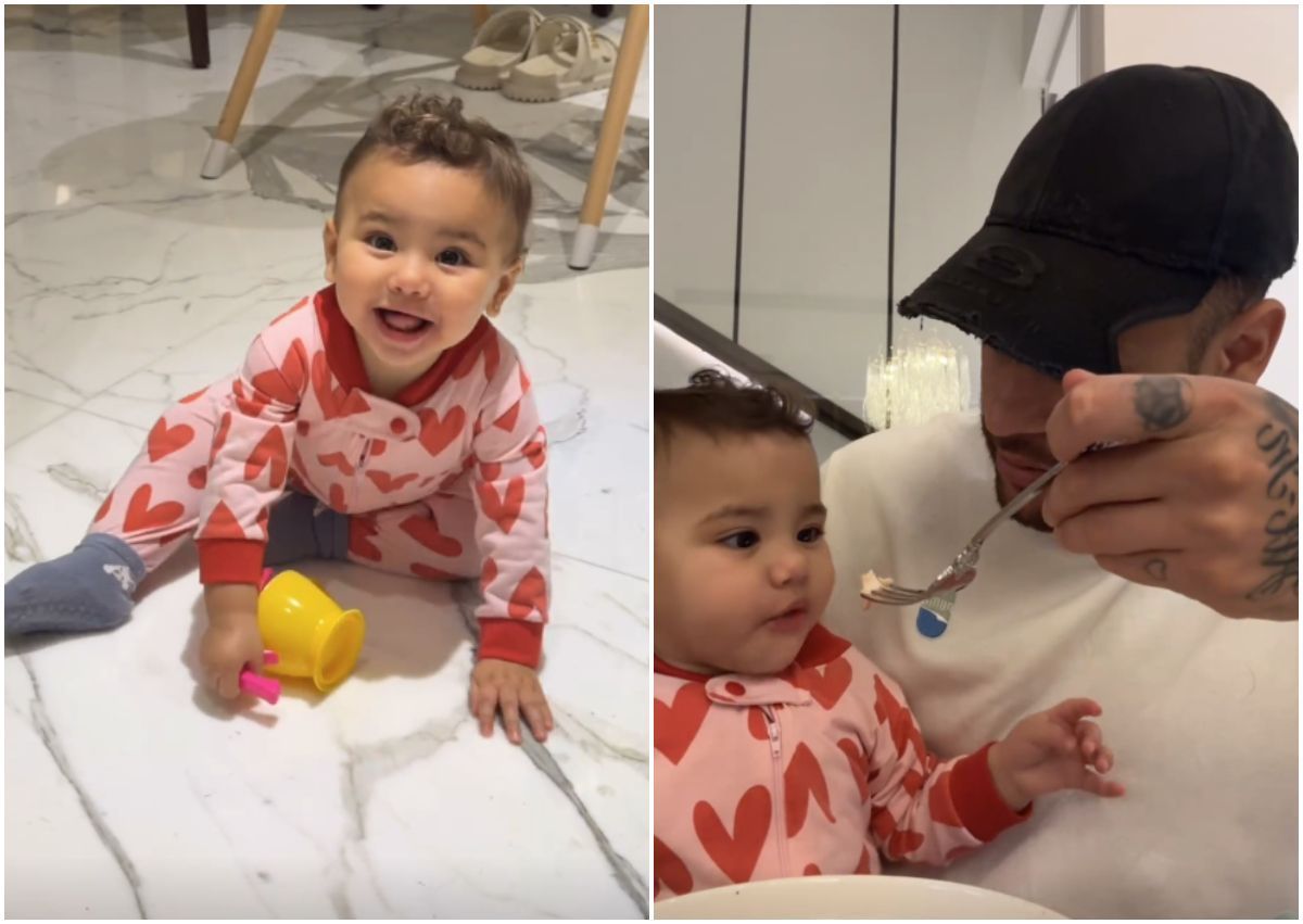 Neymar compartilha momentos fofos com a filha Mavie, e fãs reagem; veja