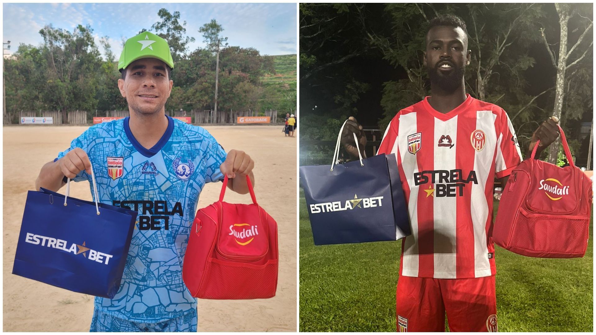 Copa Itatiaia EstrelaBet: Zenon e Grafite recebem prêmios de melhores em campo na 2ª rodada