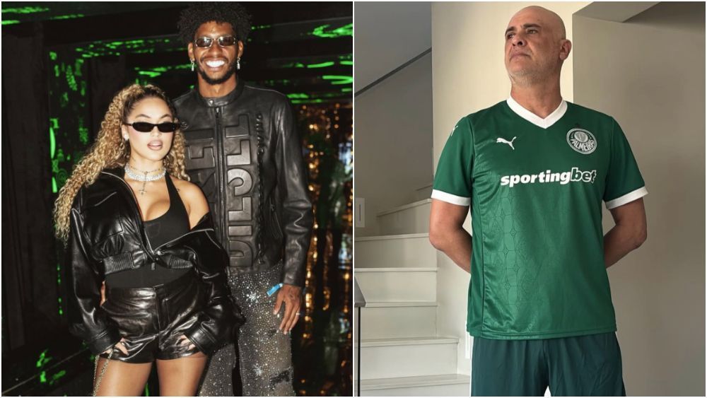 Noiva de Hugo Souza confronta ídolo do Palmeiras após comentário sobre caso de racismo