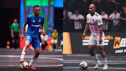 Luisinho e Major são jogadores do São Bernardo na Copa Itatiaia KTO