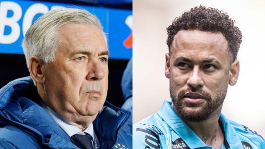 Carlo Ancelotti abriu o jogo sobre Neymar na Seleção Brasileira