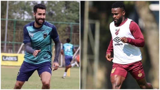 Ítalo, do Volta Redonda, e Mendoza, do Athletico-PR, devem estar em campo no duelo pela Série B