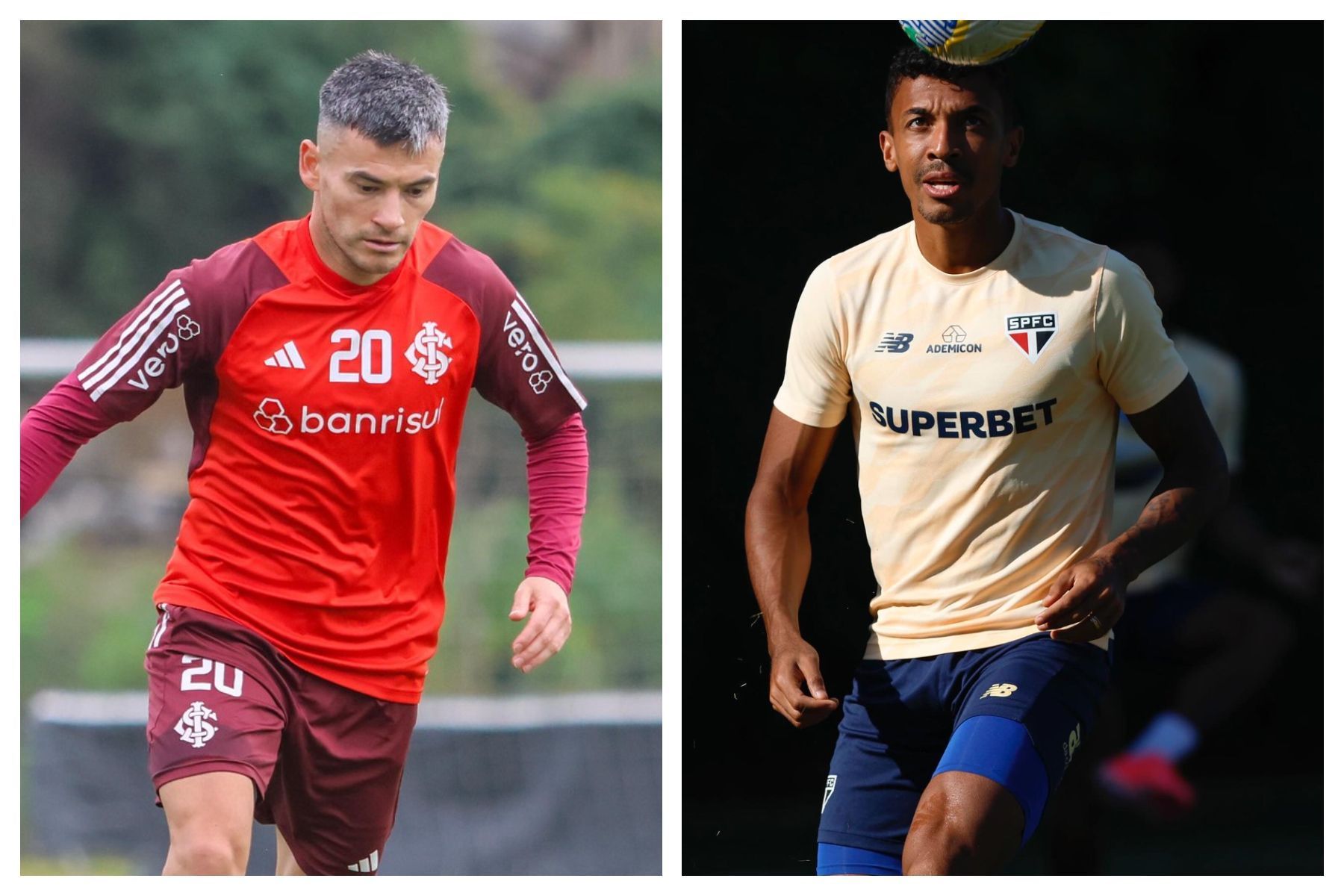 Internacional x São Paulo: prováveis escalações para jogo no Brasileirão