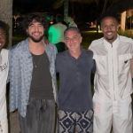 Vini Jr. e Militão participam de festa ao lado de Luciano Huck e astro do Forró