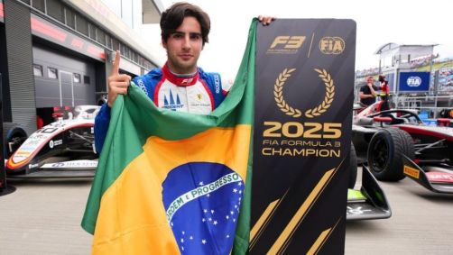 Rafa Câmara comemora título da Fórmula 3 na temporada 2025