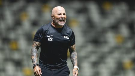 Jorge Sampaoli durante jogo do Atlético contra o Athletic, pelo Mineiro