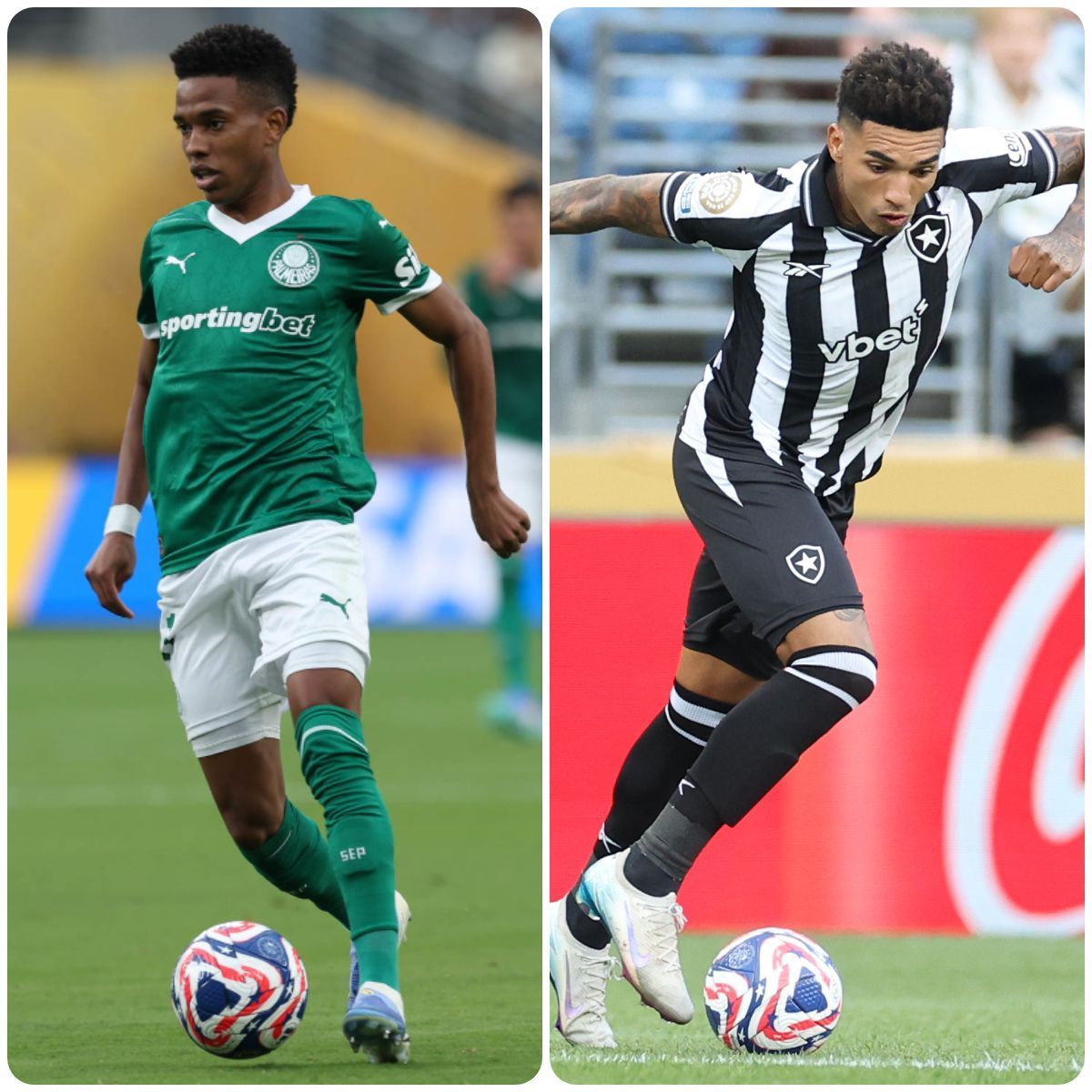 Palmeiras x Botafogo: duelo no Mundial marcará adeus de Estêvão ou Igor Jesus