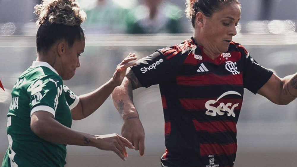 Palmeiras domina, goleia Flamengo e avança às semis do Brasileiro Feminino