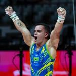 Brasileiro Caio Souza fica em sexto nas argolas no Mundial de Ginástica Artística