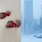 Mineiros improvisam 'geladeira natural' durante nevasca histórica nos EUA; veja vídeo