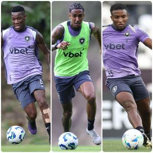 Patrick de Paula, Rwan Cruz e Elias Manoel: Botafogo deve ter mudanças no elenco no segundo semestre