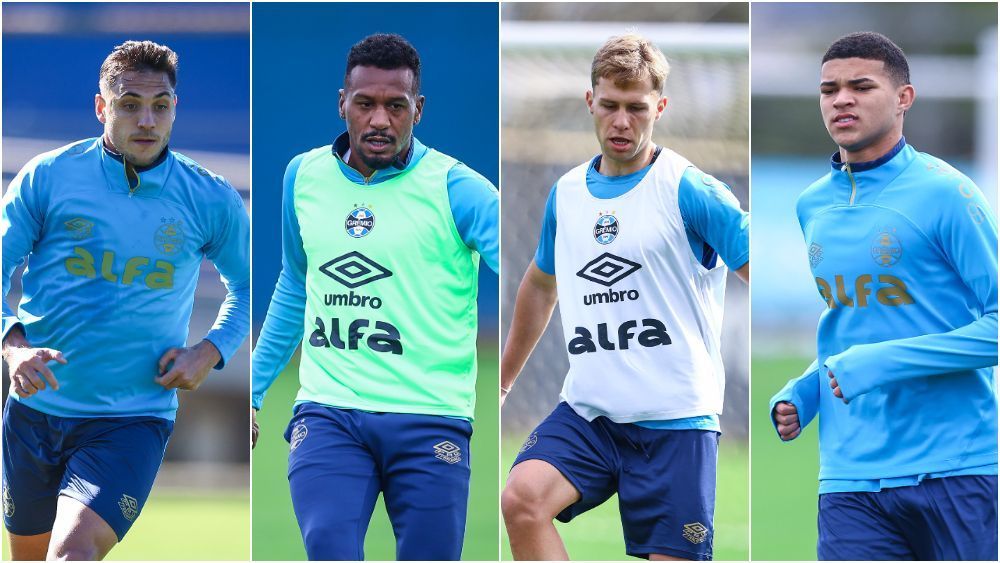 As quatro opções para Mano Menezes improvisar na lateral direita do Grêmio