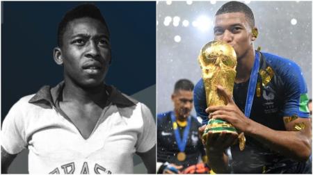 Pelé e Mbappé estão entre jogadores mais novos a ganhar a Copa do Mundo