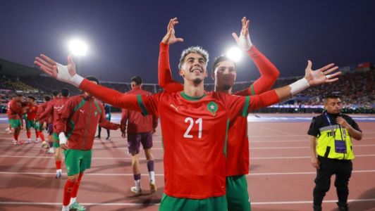 Yassir Zabiri, autor dos dois gols do Marrocos sobre a Argentina na final da Copa do Mundo Sub-20