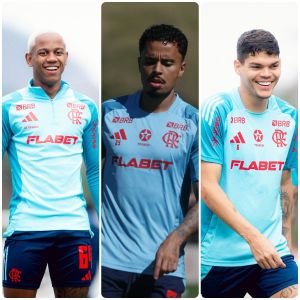 Wallace Yan, Allan e Ayrton Lucas não têm sete jogos pelo Flamengo na atual edição do Campeonato Brasileiro