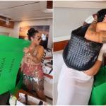 Namorada de Gabigol, irmã de Neymar presenteia Bruna Biancardi com bolsa de luxo