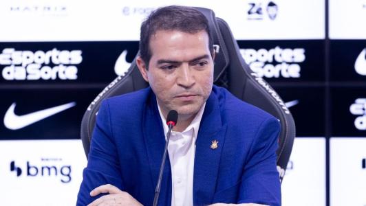 Marcelo Paz, executivo de futebol do Corinthians