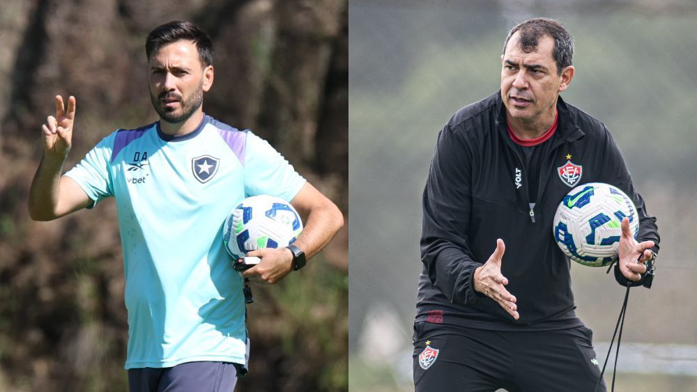 Com técnicos novos, Botafogo e Vitória se enfrentam pelo Brasileirão