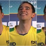 Hugo Calderano se emociona e chora após título da Copa do Mundo de Tênis de Mesa