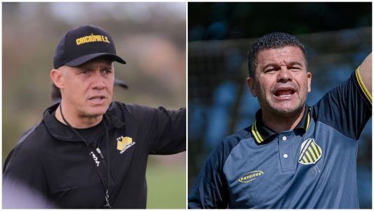 Técnicos Eduardo Baptista, do Criciúma, e Umberto Louzer, do Novorizontino