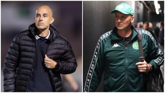 Técnicos Rui Duarte, do Athletic, e Gilmar Dal Pozzo, da Chapecoense