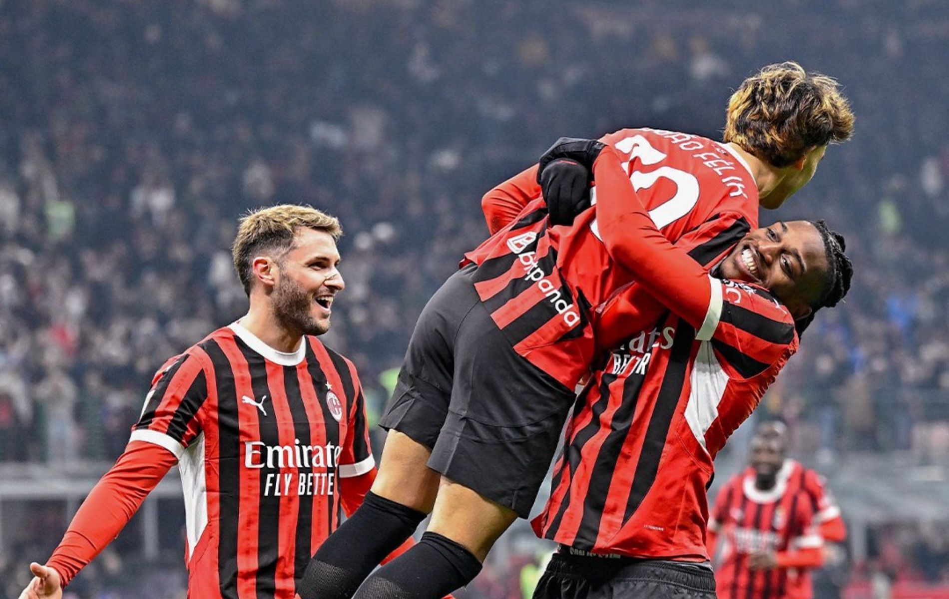 João Félix marca em estreia, e Milan elimina Roma pela Copa da Itália