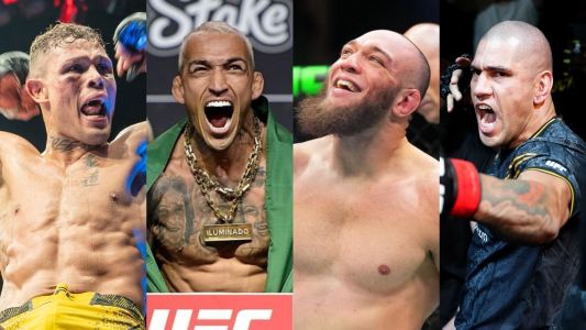 Caio Borralho, Charles do Bronx, Valter Walker e Alex Poatan