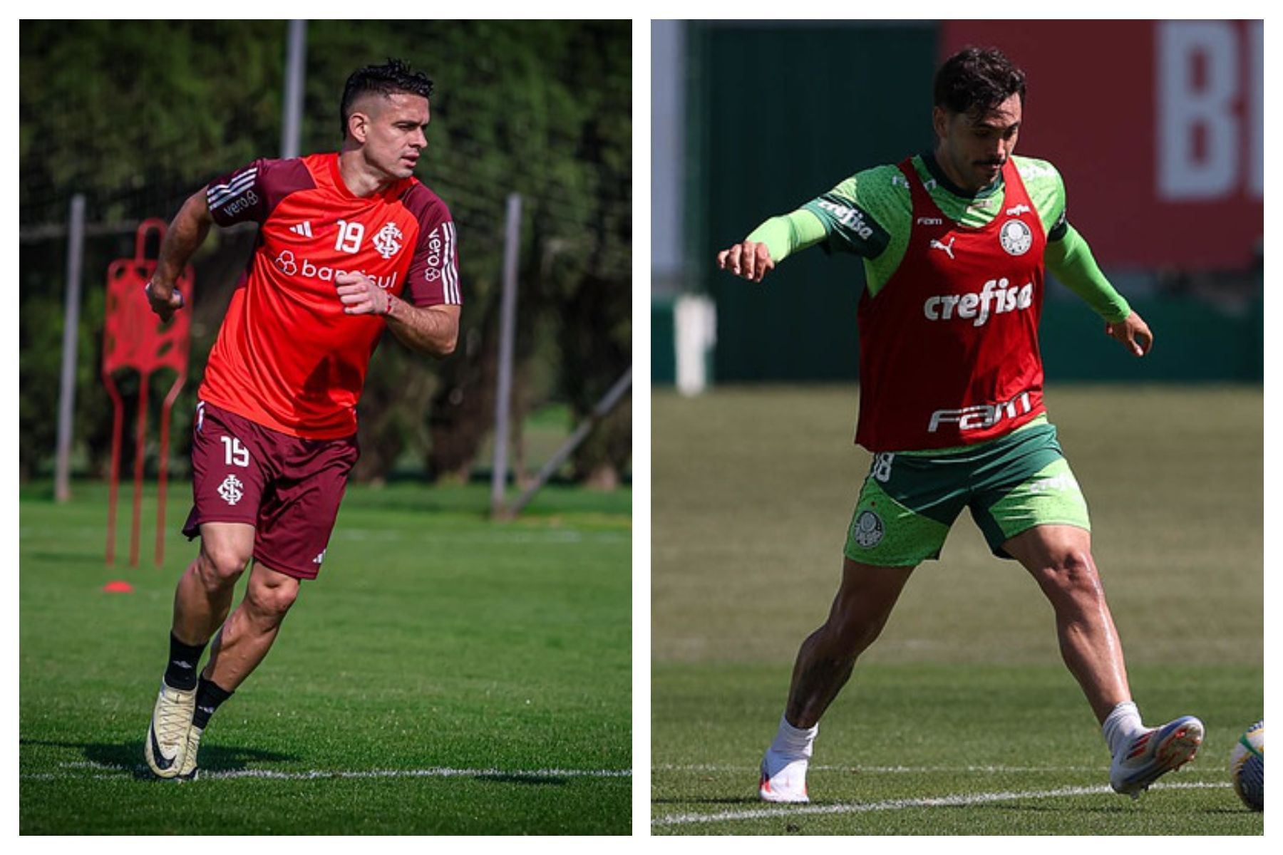 Inter x Palmeiras: prováveis escalações para o Campeonato Brasileiro