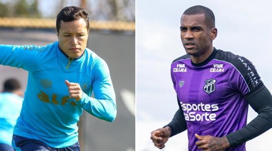 Marlon, do Grêmio, e Marllon, do Ceará