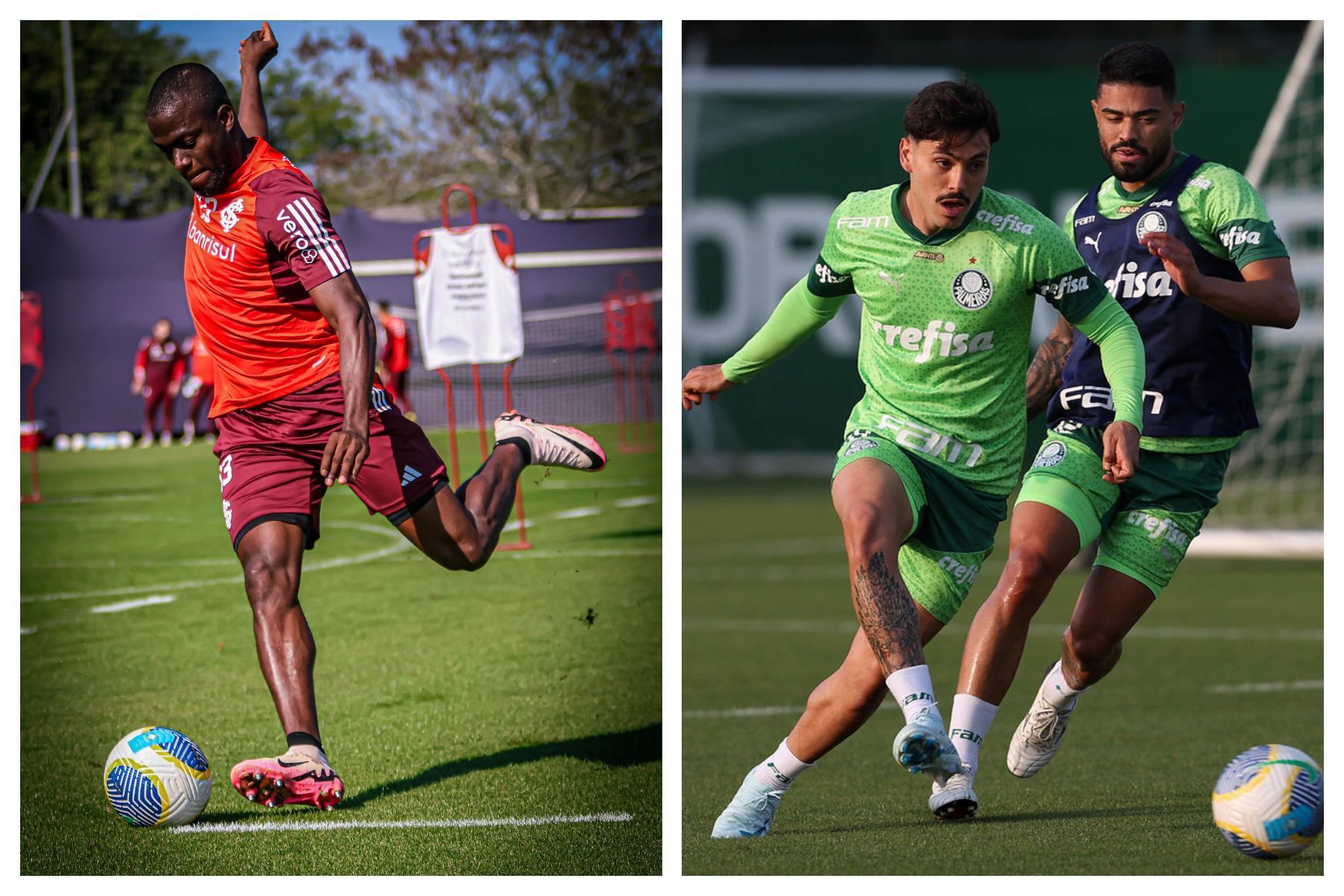 Inter x Palmeiras: times escalados para o Campeonato Brasileiro