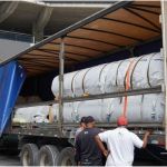 Atlético: última remessa de grama sintética chega à Arena MRV