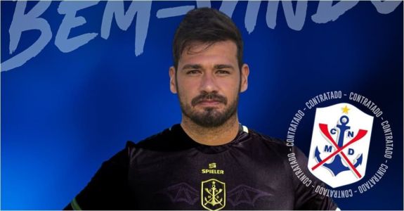 Matheus Cavichioli, novo jogador do Marcílio Dias