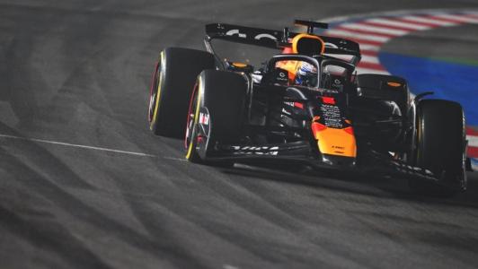 Max Verstappen, da Red Bull, em ação na temporada 2025 da Fórmula 1