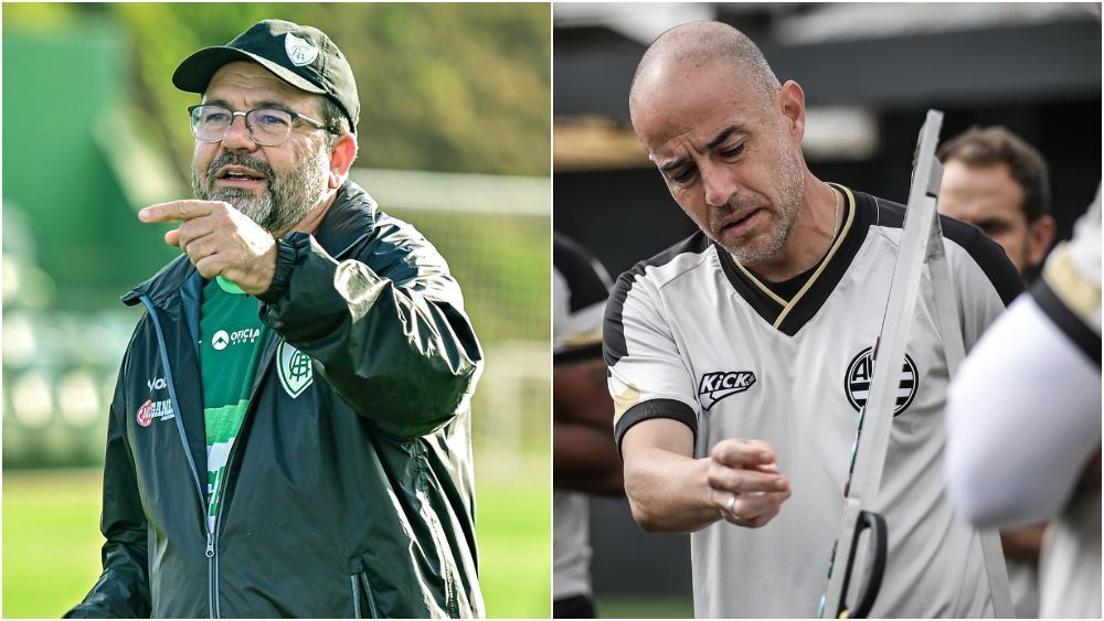 América e Athletic vivem cenários inversos após trocas de técnicos na Série B