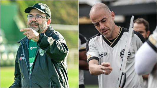 Enderson Moreira e Rui Duarte causaram efeitos inversos em América e Athletic