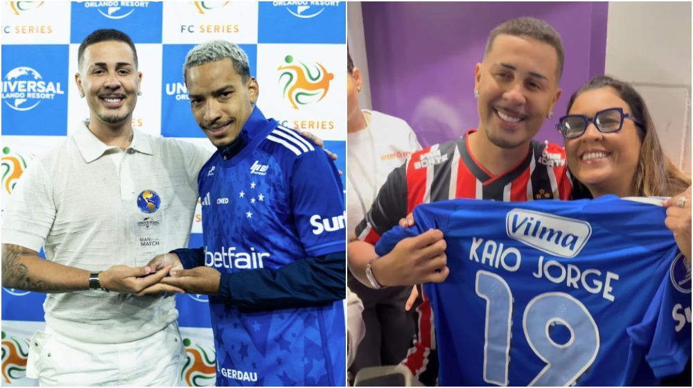 Carlinhos Maia e mais influenciadores assistem jogo do Cruzeiro nos EUA; veja